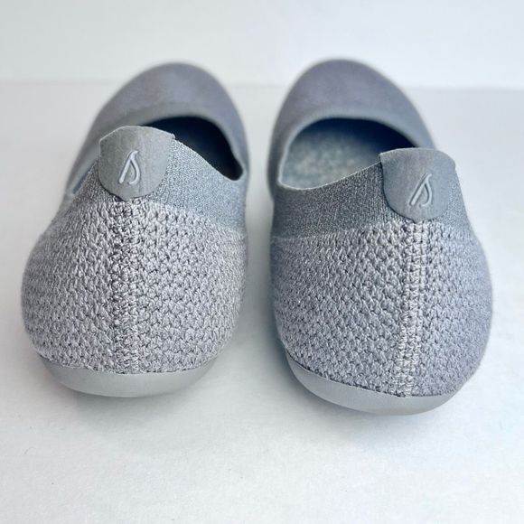 ALLBIRDS Women's Tree Breezers Ballet Flats Grey Sz 9--Like New - Picture 4 of 9